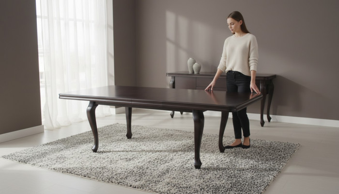 jadalnia Salon Klasyczny Tabela Drewno Designerskie stoły 90x170
