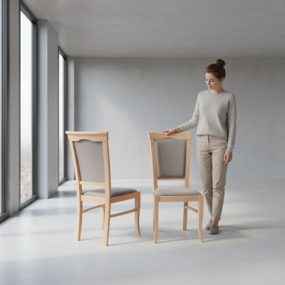 Luxury Design Podkładka Krzesło Krzesła Siedziba Lehn Office jadalnia Solidny Drewno