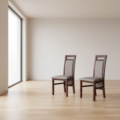Luxury Design Podkładka Krzesło Krzesła Siedziba Lehn Solidne drewno jadalnia Drewno K75 NOWOŚĆ