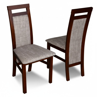 Luxury Design Podkładka Krzesło Krzesła Siedziba Lehn Solidne drewno jadalnia Drewno K75 NOWOŚĆ