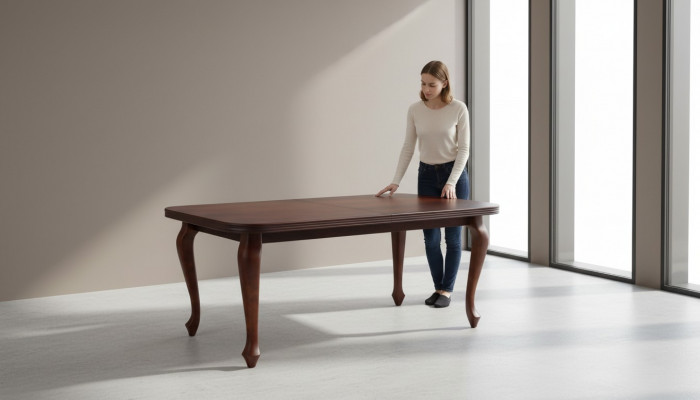 Stół obiadowy Tabela Grupa jadalnia Salon Ustaw Drewno Design stoły