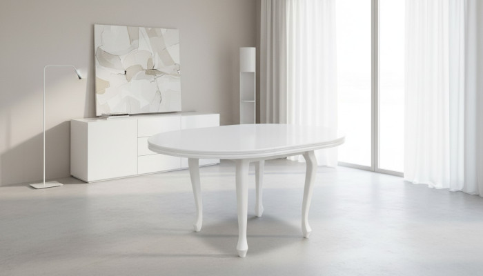 Okrągły Stolik Okrągły stoły jadalnia Salon Drewno Rozkładane
