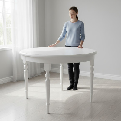 Stół obiadowy Tabela jadalnia salon Ustaw Drewno Design stoły