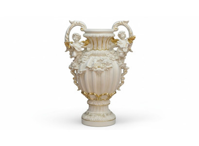 Wazon XXL Dekoracja Stołowa Wazony Deco Styl Antyk Rzeźba Figura Kielich Rzym 71cm