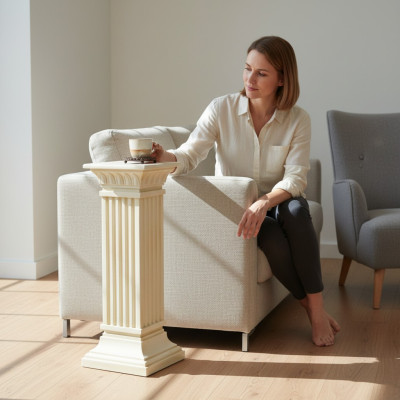 Kolumna w stylu greckim Antyk Dekoracja stojaka na kwiaty Deco 1050