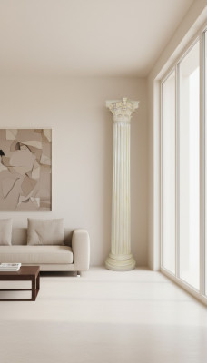 Design Kolumna Kolumna Antyczna dekoracyjna kolumna Kwiatowa kolumna Stojak na cokole 228cm Nowość