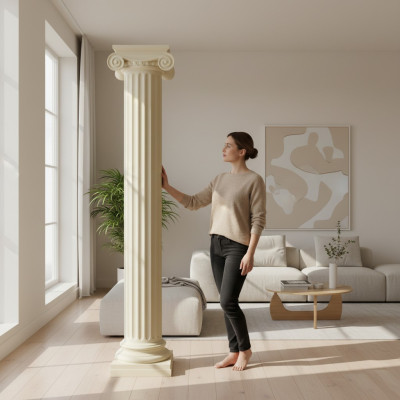 Kolumny Greckie XXL Kolumny Antyk Style Design Luksusowe Podpory Nowe 218cm Duży Nowe