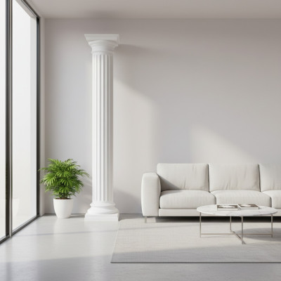 Kolumny Greckie XXL Kolumny Antyk Style Design Luksusowe Podpory Nowe 214cm Duży Nowe