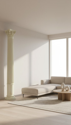 Meble w stylu Antyk, lobby hotelowe, restauracja, kolumny kolumna XXL 275cm w stylu rzymskim