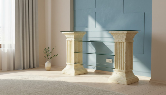 Design Galota Półka Szkło Kolumna Szafa Prezentuje Półki Szafa Salon 1849