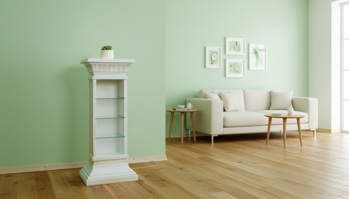 Design Galota Półka Szkło Kolumnowe Witryny Półki Lampa Szafa Salon 6893