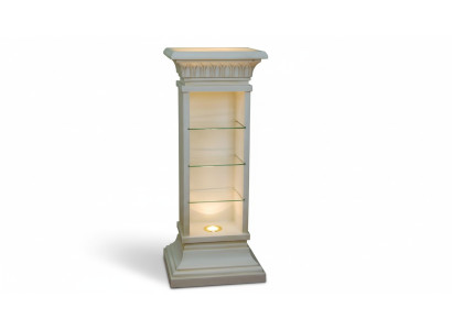 Design Galota Półka Szkło Witryny Kolumnowe Półki CD Szafa Lampa 6894 Nowość