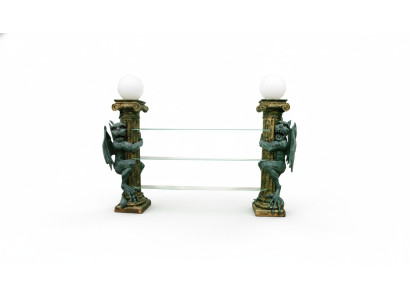 Design Galota Półka Szkło Kolumny Witryny Półki Figury Dekoracyjne Szafa Lampa1835