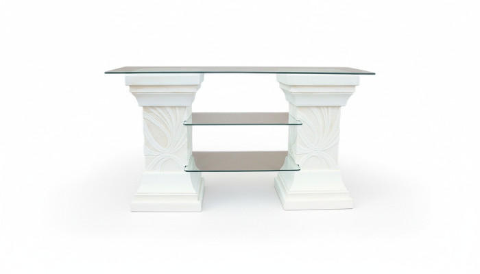 Design Galota Półka Szkło Witryny Kolumnowe Półki TV Szafa Salon 1841 Nowość