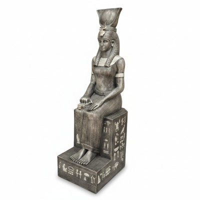 XXL Projektantka Rysunek Bogini Izydy Statua Rzeźba Dekoracja Figurki Posągi 123cm
