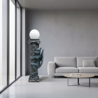 Lampa figurka smoka Gragol lampa podłogowa Lampy Leuchten lampa podłogowa Lampa Nowość