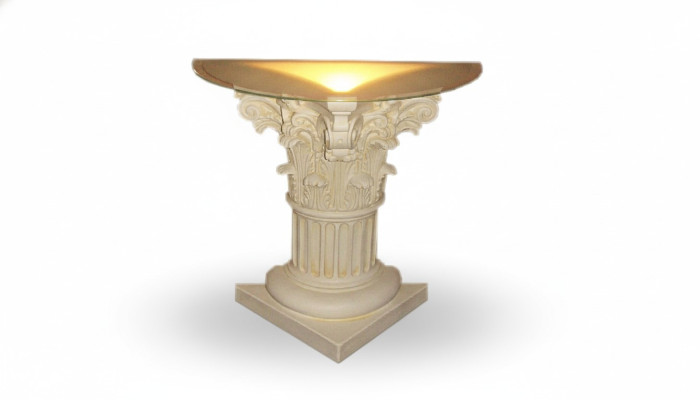 Kolumna Podświetlana Dekoracja Kolumny Rzeźby Lampa Lampa Figurki Rzeźba nowość