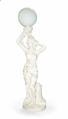 Lampa podłogowa w stylu antycznym, lampa podłogowa Lampa Lampy Life Size Oświetlenie