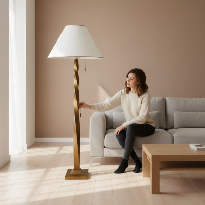 XXL Lampa podłogowa w stylu rzymskim Lampa podłogowa stojąca Lampy Lampa 167cm