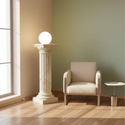 Designerska lampa kolumnowa Lampa Klosz dekoracyjnej lampy kolumnowej Lampa 6854 Nowość