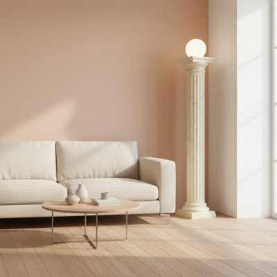 Designerska lampa kolumnowa Lampa Lampa abażur lampa dekoracyjna kolumna lampa podłogowa 6855 Nowość