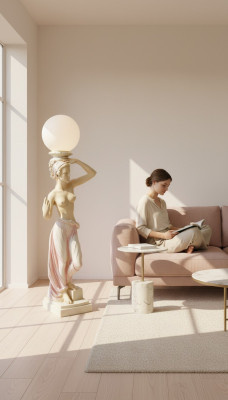 Antyk Style Figura Lampa Podłogowa Stojak Tancerka Brzucha Lampa Lampa Lampy Rzeźba Nowość