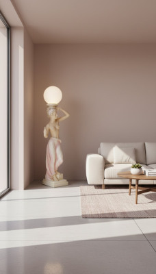 Antyk Style Figura Lampa Podłogowa Stojak Tancerka Brzucha Lampa Lampa Lampy Rzeźba Nowość