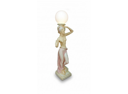 Antyk Style Figura Lampa Podłogowa Stojak Tancerka Brzucha Lampa Lampa Lampy Rzeźba Nowość