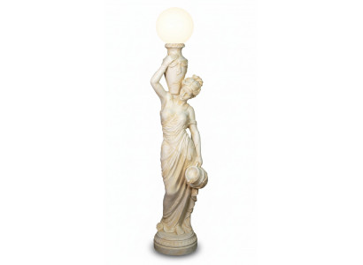 Antyczna figura life size z Oświetlenie lampa podłogowa Lampa Lampa podłogowa