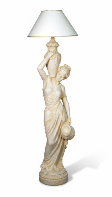 Lampa podłogowa do salonu Lampa lampy stojące XXL design Lampa rzeźba figurowa nowość