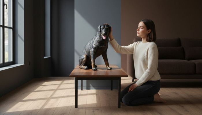 Projekt Rotweiler figurka psa statua rzeźba figurki rzeźby dekoracja 3007