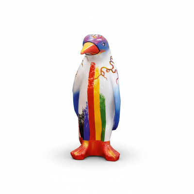 Projekt luksusowej rzeźby figurowej Praca fizyczna pingwina rzeźby zwierząt XXL Figurki 67cm