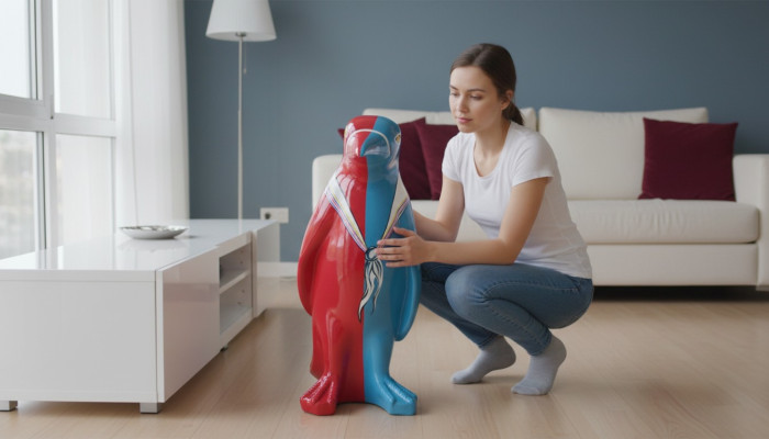 Projekt Pingwin Rysunek Statua Rzeźba Figurki Rzeźby Dekoracja Dekoracja 3075 Nowość