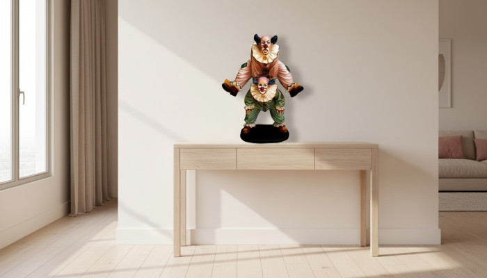 Projekt Clown Acrobat Rysunek Statua Rzeźba Figury Rzeźby Dekoracja 5021