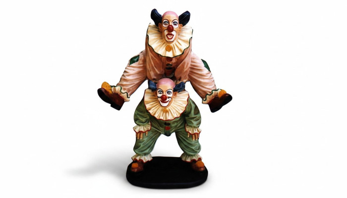 Projekt Clown Acrobat Rysunek Statua Rzeźba Figury Rzeźby Dekoracja 5021