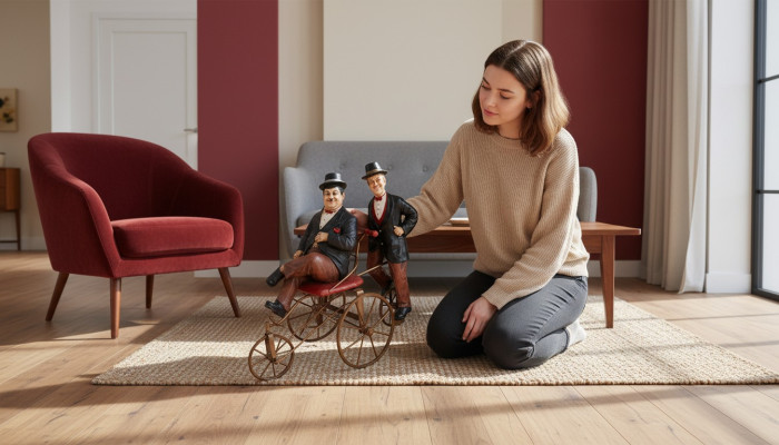 Projekt figurki rowerzysty statua rzeźba figurki rzeźby dekoracja dekoracja 5305