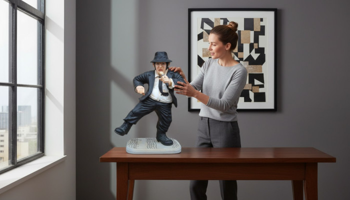 Projekt Blues Brothers Rysunek Statua Rzeźba Figury Rzeźby Dekoracja 5324