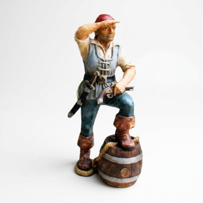 Projekt figurki pirata statua rzeźba figurki rzeźby dekoracja Deco 5601 nowość