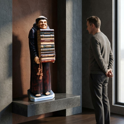 Projekt Mnich Rysunek Statua Rzeźba Figurki Rzeźby Dekoracja Deco 5602 Nowość