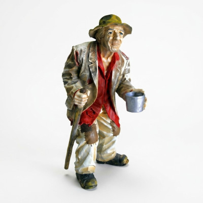 Projekt Żebrak Figurka Statua Rzeźba Figurki Rzeźby Dekoracja Deco 5623 Nowość