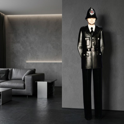 Projekt UK England Policjant Salisbury Rysunek Statua Rzeźba Figurki Rzeźby