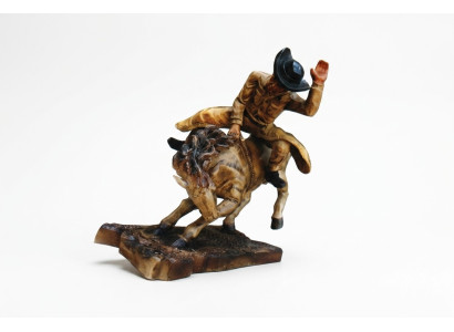 Projekt kowbojskiego rodeo koń rysunek statua rzeźba figurki rzeźby dekoracje 5641