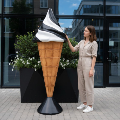 DESIGN ICE CREAM PARK LODY FIGURA STATUA RZEŹBA FIGURY RZEŹBY DEKOR 5648