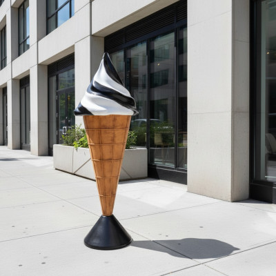 DESIGN ICE CREAM PARK LODY FIGURA STATUA RZEŹBA FIGURY RZEŹBY DEKOR 5648