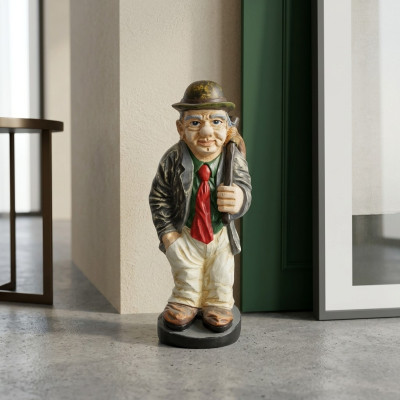 Projekt Dziadek Postać Statua Rzeźba Figurki Rzeźby Dekoracja Deco 5663