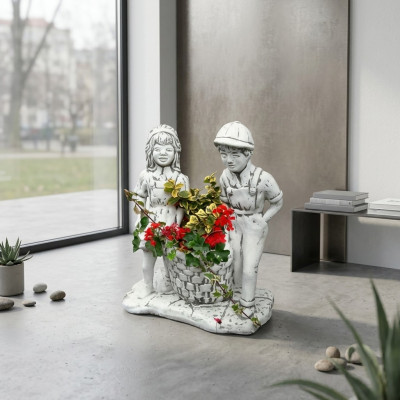 Doniczka naturalna dekoracja doniczkowa figura doniczki wazony ogrodowe