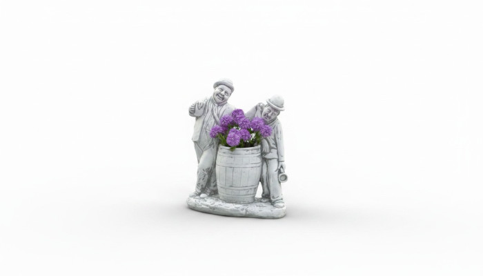 Charlie Chaplin doniczka dekoracja doniczkowa figura doniczki