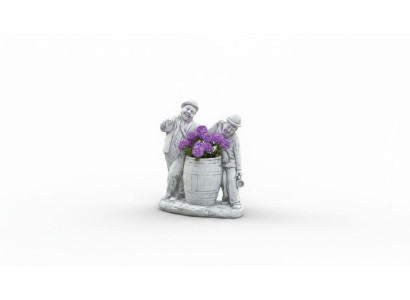 Charlie Chaplin doniczka dekoracja doniczkowa figura doniczki