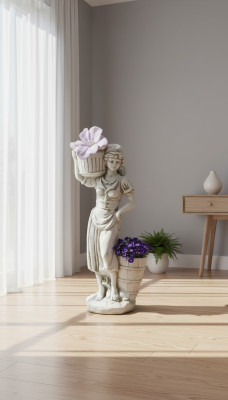 Roślina doniczkowa naturalna dekoracja doniczki figura wazony ogrodowe doniczki