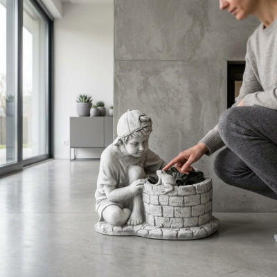 Doniczka naturalna dekoracja doniczkowa figura ogrodowa wazony doniczki